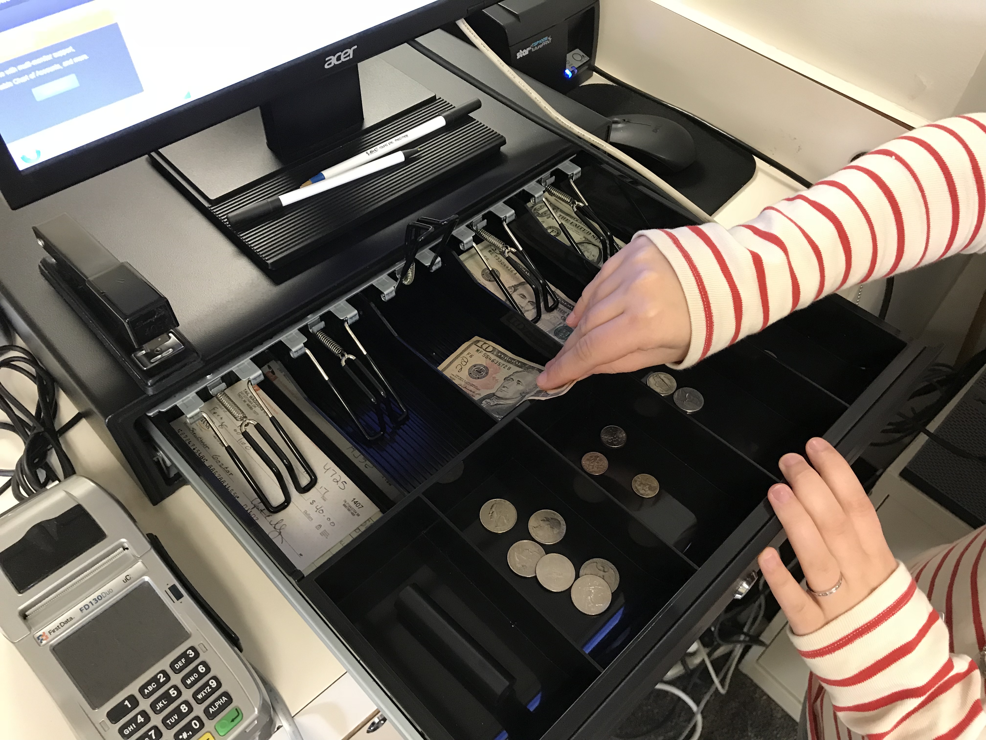 photo of cash register